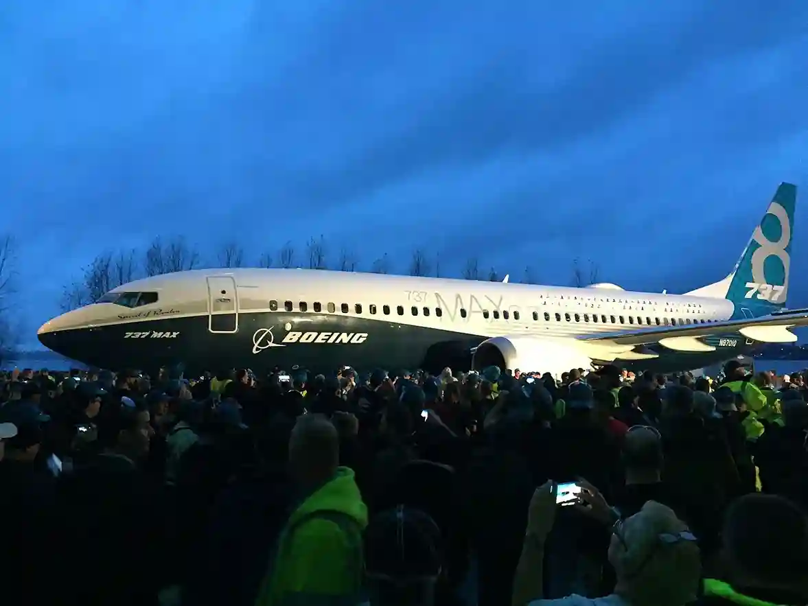 El 737 MAX 8 durante su presentación en 2015.Foto: Aka The Beav