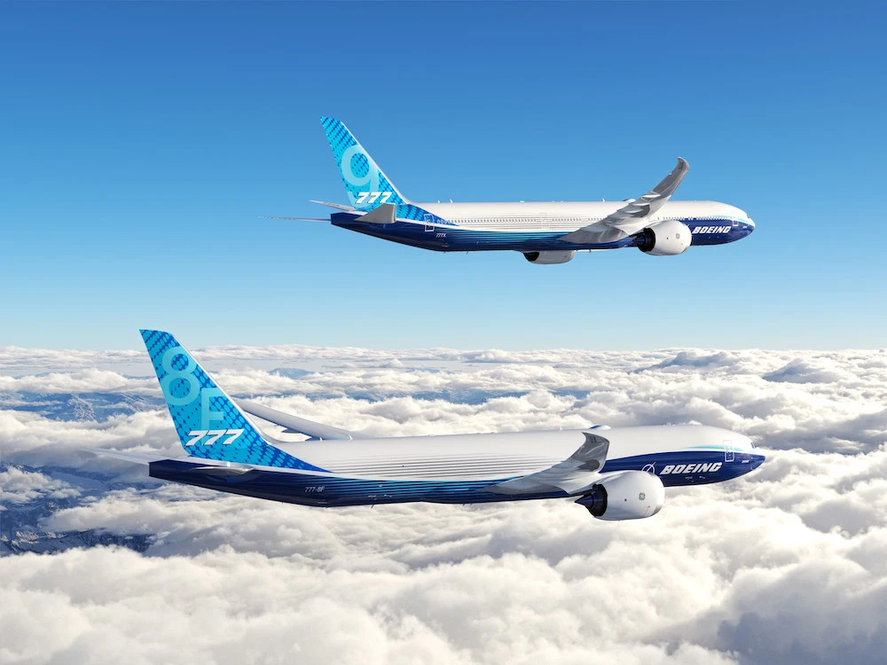 Parece que primero tendremos la versión carguera del 777-8 antes que la de pasajeros, lo cual no es muy habitual. Foto: Boeing.