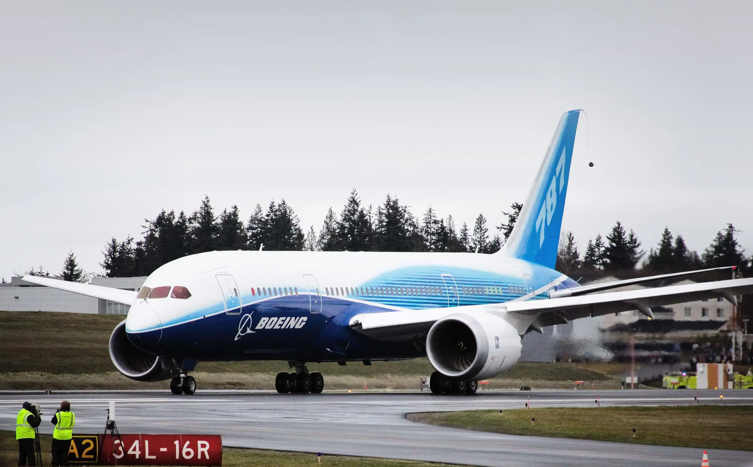 El primer vuelo del 787 en 2009. Foto: Dave Sizer