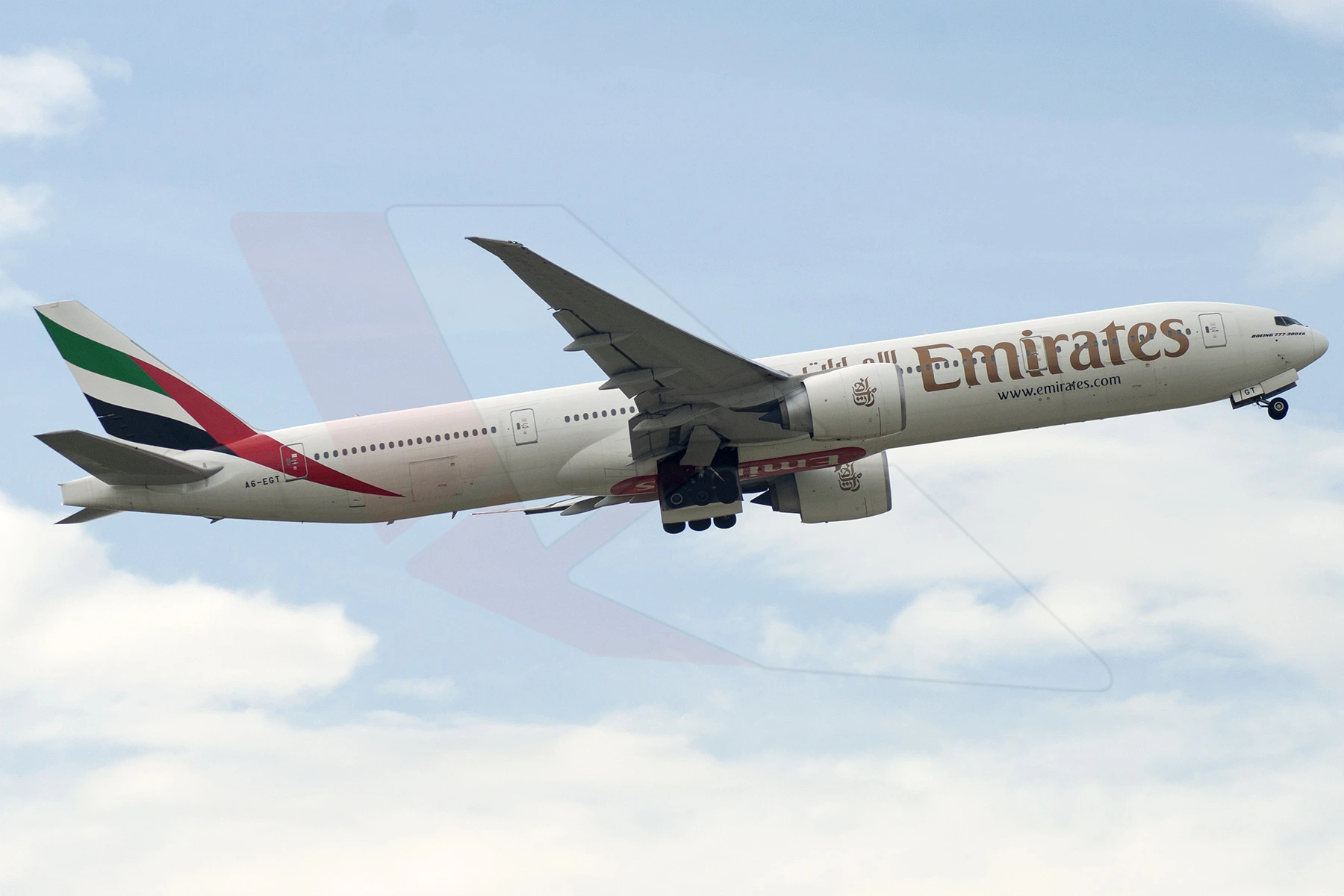 El Boeing 777 es el avión más numeroso de la flota de Emirates.