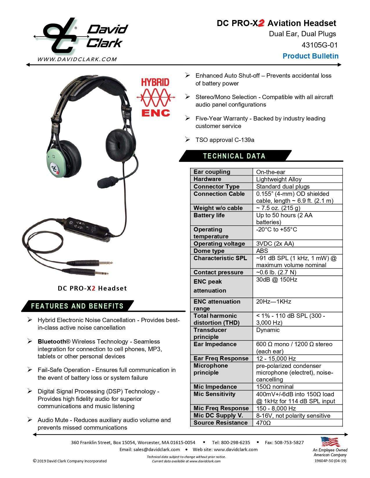 DC-PRO-X2 DATA SHEET BUCKERBOOK