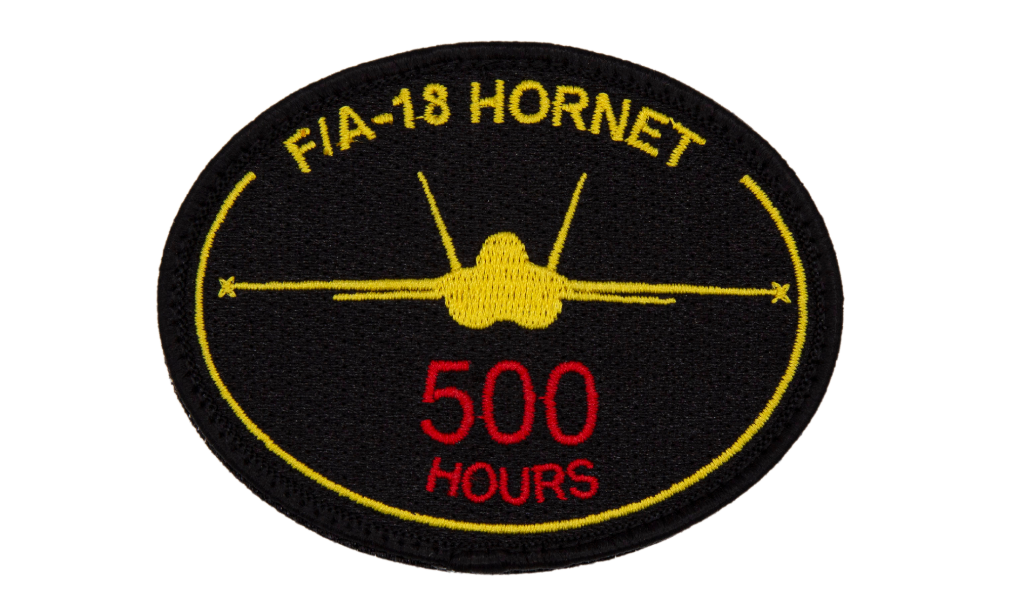 F/A-18 Hornet 500 Hours Patch with Velcro